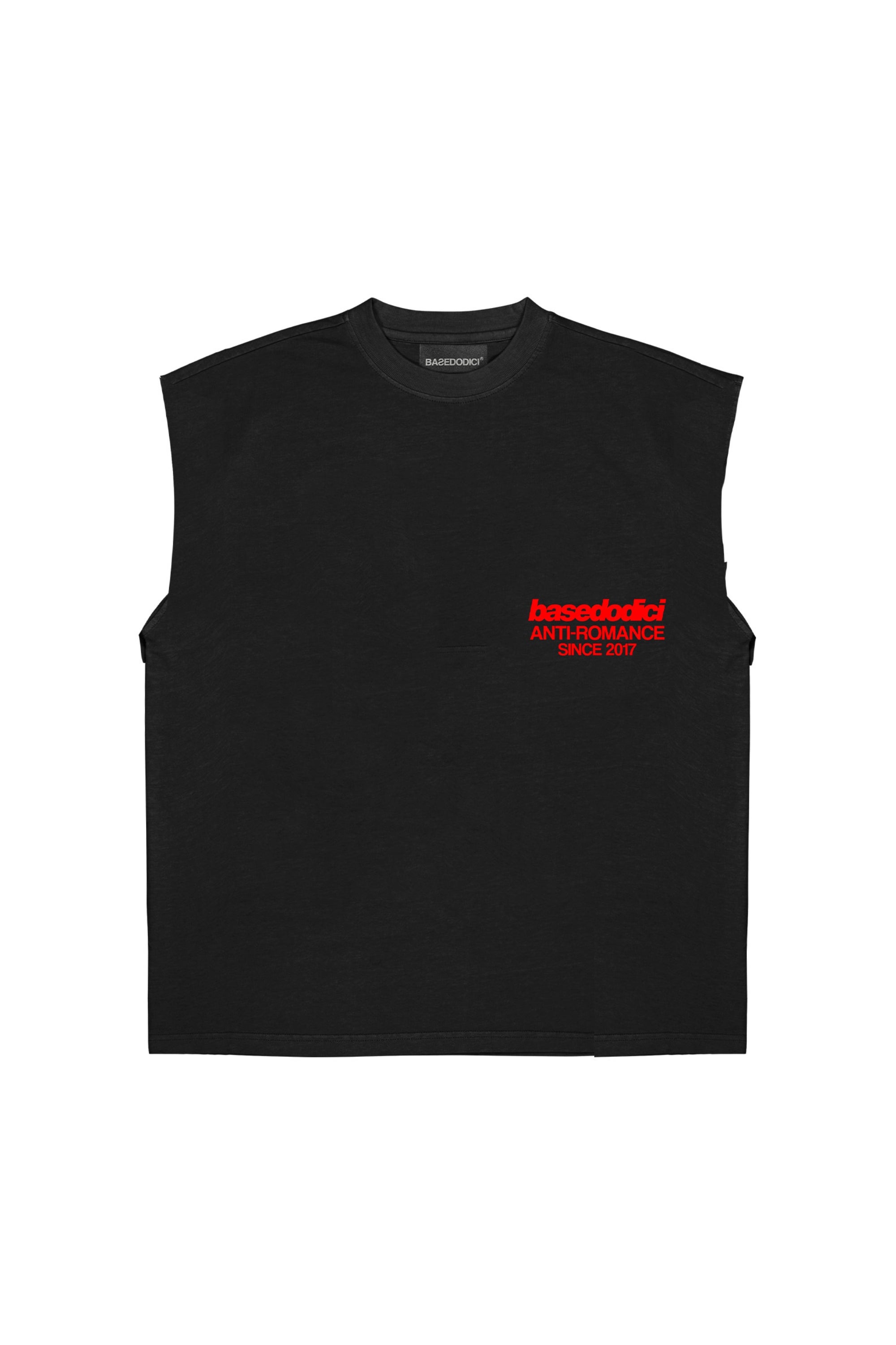 Tank “KILLED ROMANCE” Black/Red 