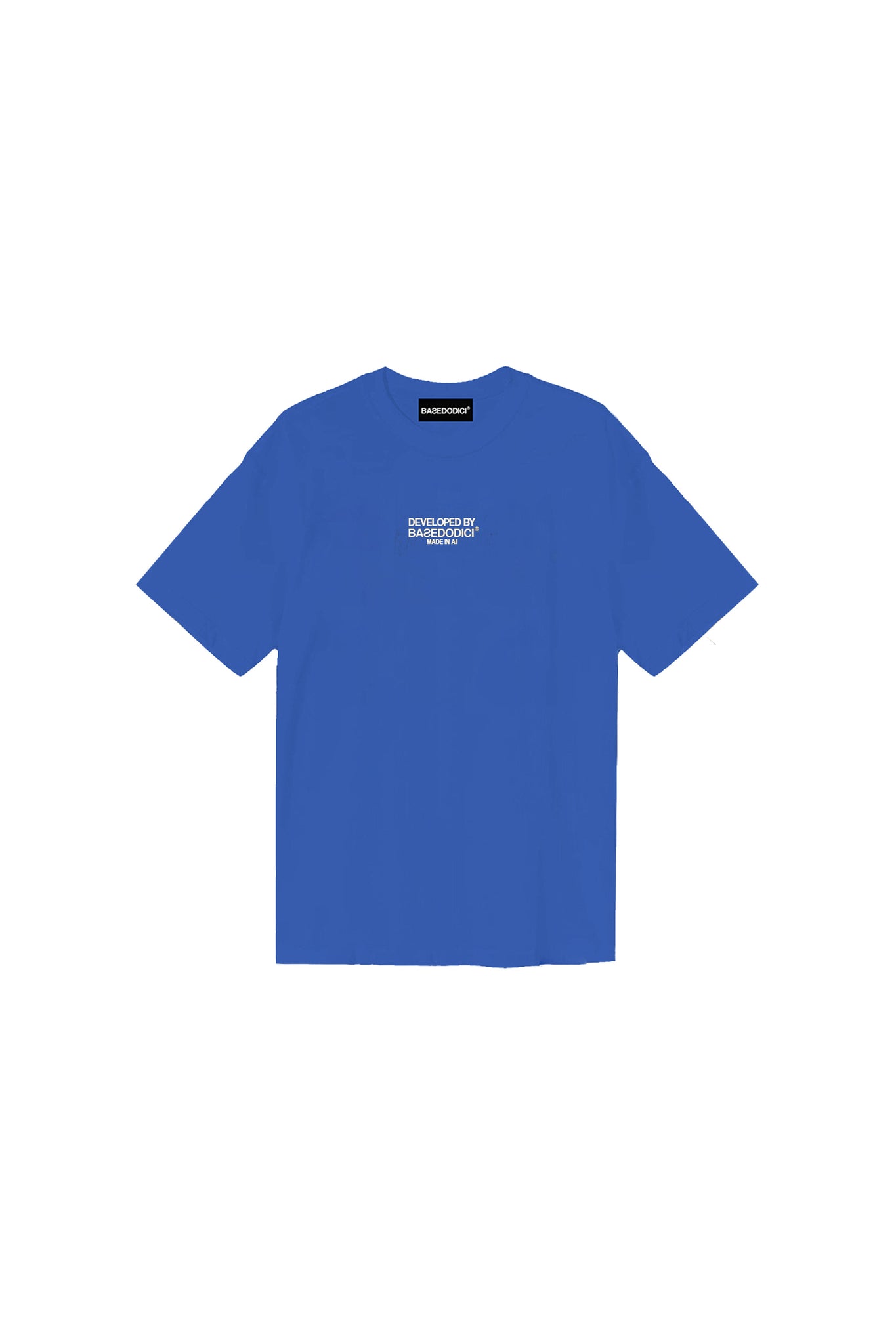 T-Shirt “DYSTOPIA” AI Blue