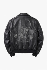 Leather Jacket "BROKENNESS" Circolo Black