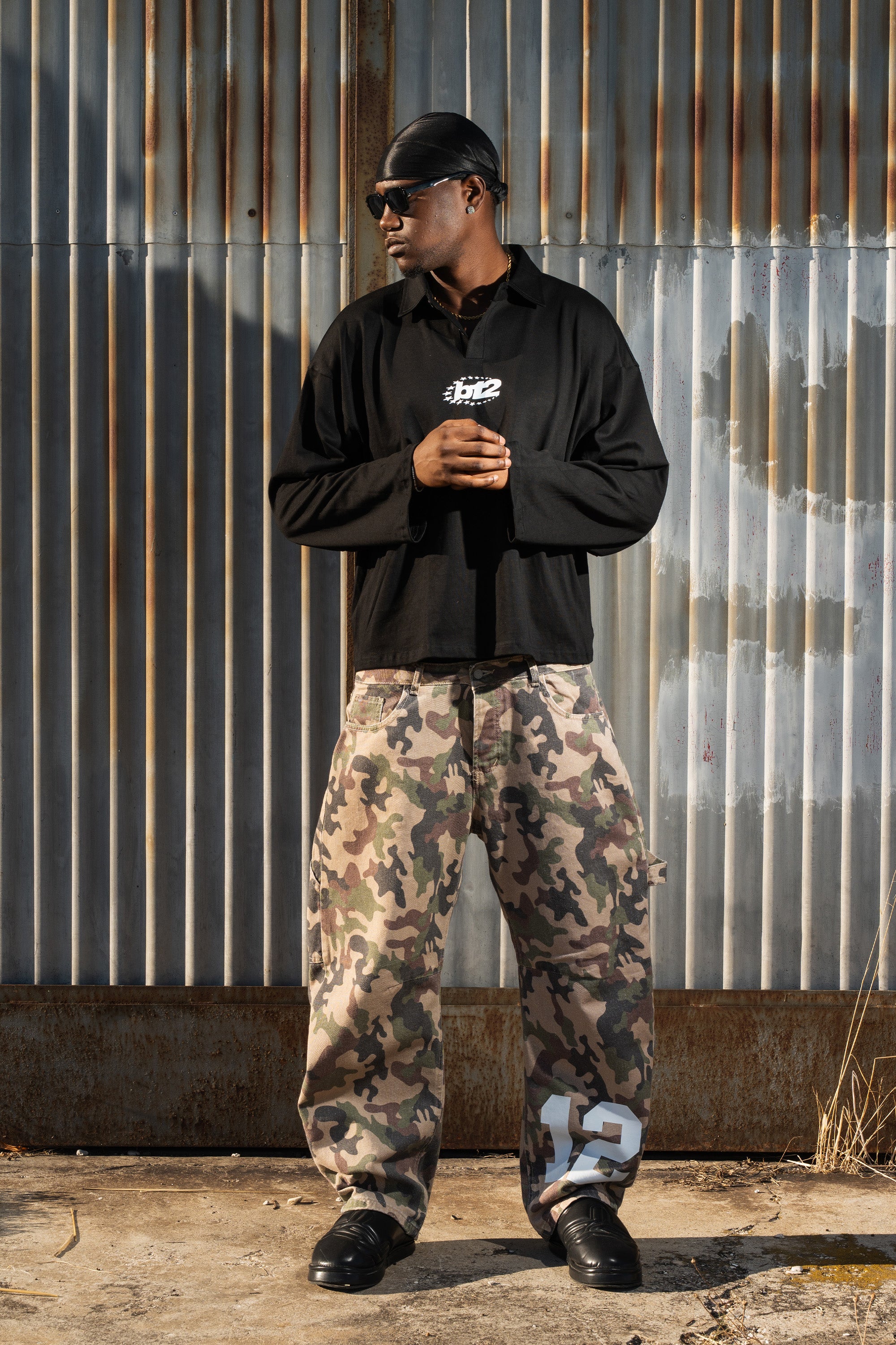 Work Pants "4PLAYERS" 12 Camo/White