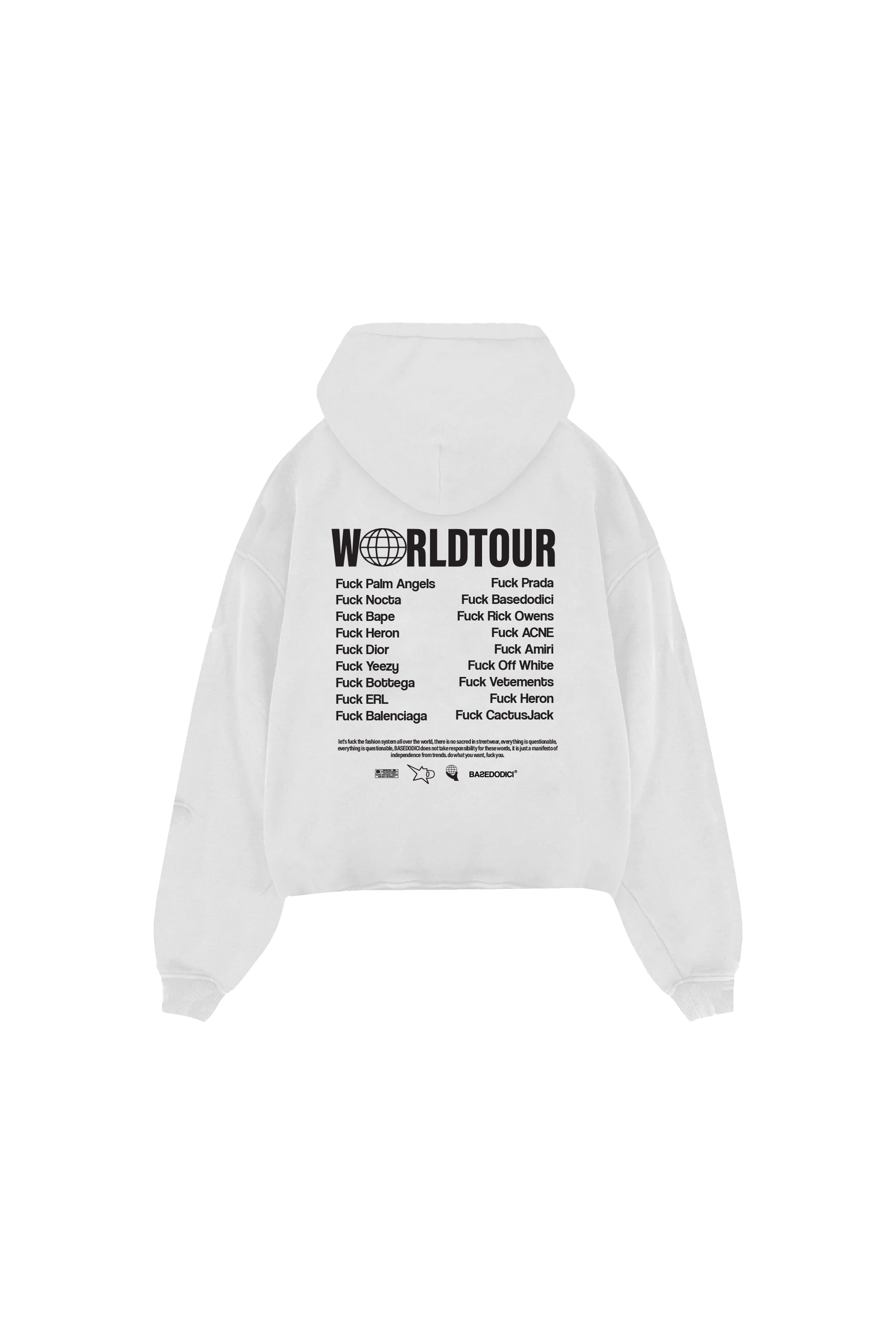 Hoodie "FCK 2.0" WorldTour White