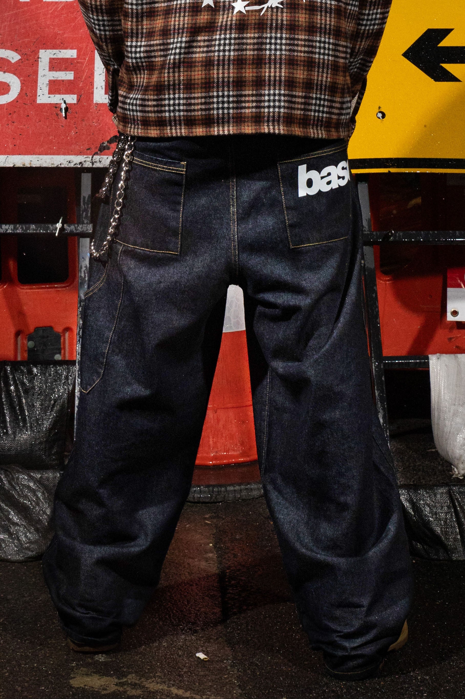 "RUDEBOY LDN" Work Denim Blue Raw