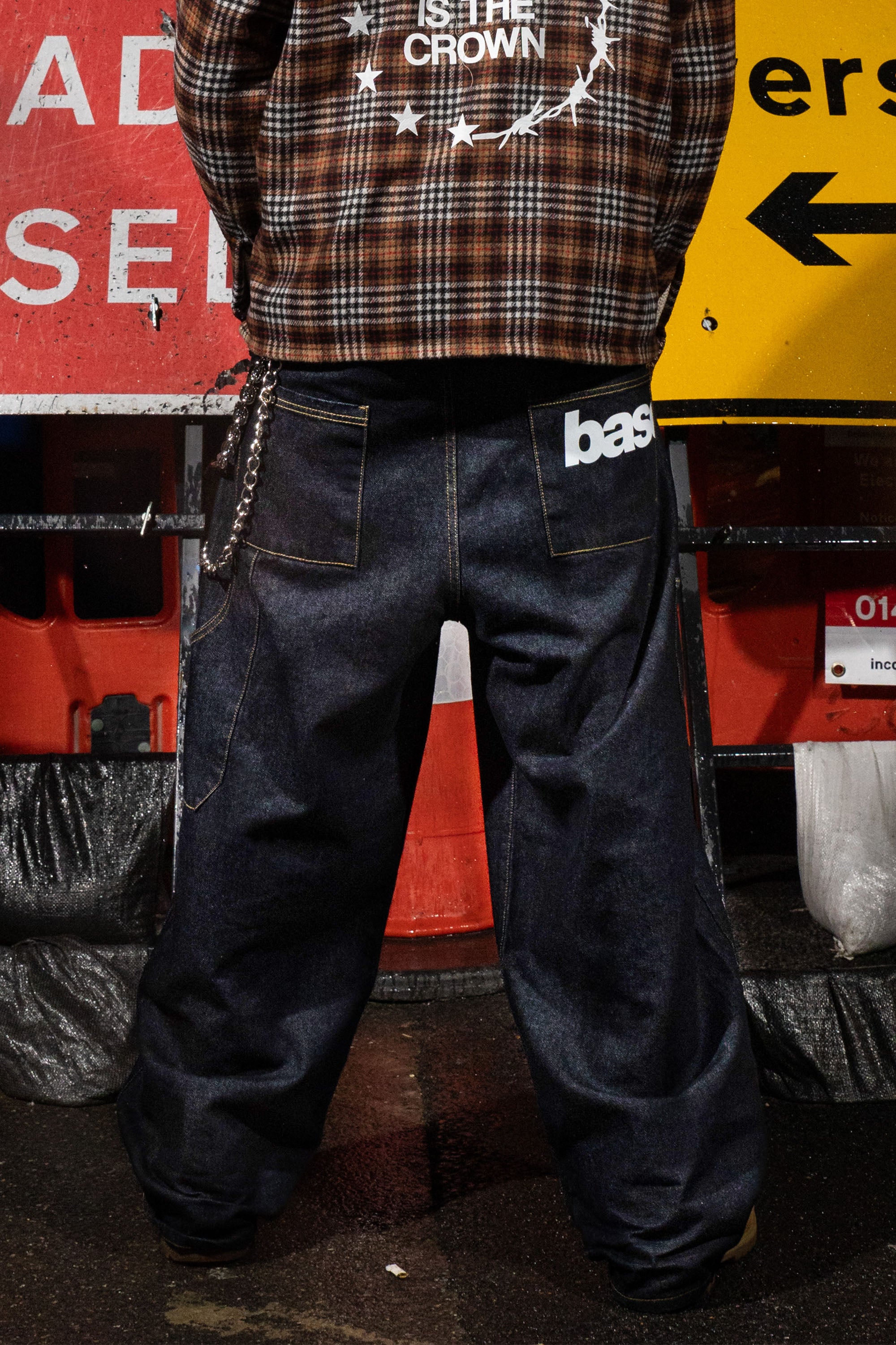 "RUDEBOY LDN" Work Denim Blue Raw