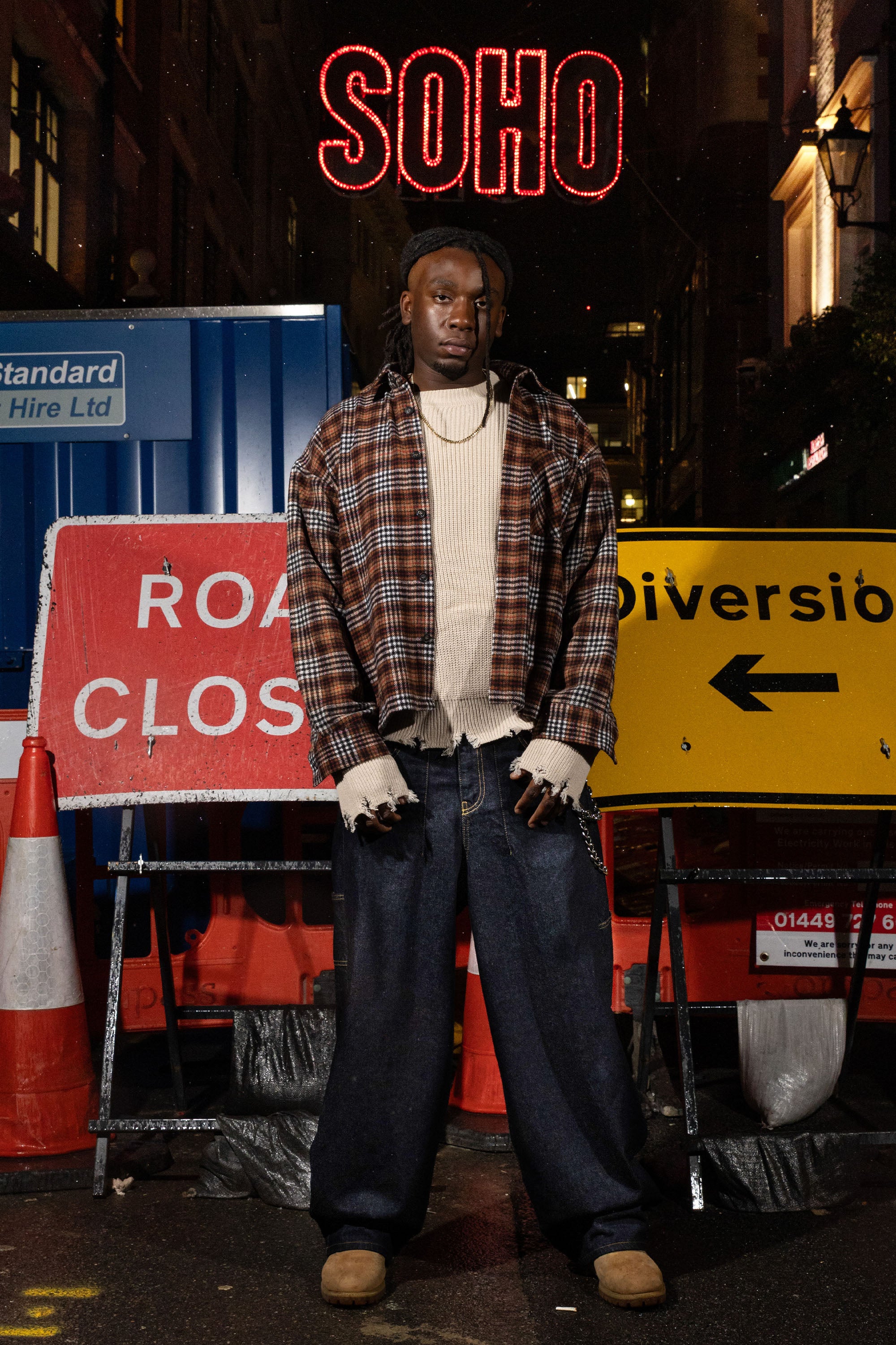 Work Denim "RUDEBOY LDN" Blue Raw