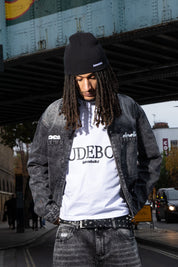 Look "RUDEBOY LDN" Side Zip Stone Washed