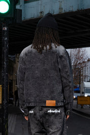 Look "RUDEBOY LDN" Side Zip Stone Washed