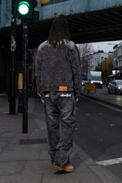 Look "RUDEBOY LDN" Side Zip Stone Washed