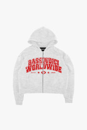 Full Zip “WORLD TOUR” B12 Worldwide AshGrey
