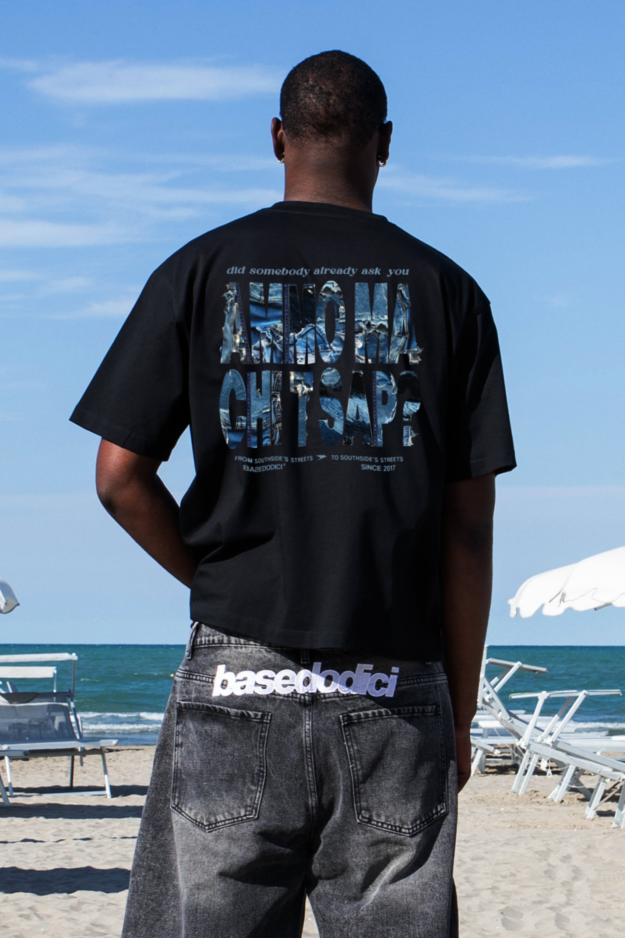 “AMMO” CHI'T'SAP T-Shirt Black/Denim