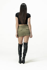 Baby Tee "DIVA" Blonde Moment Black - BASEDODICI®