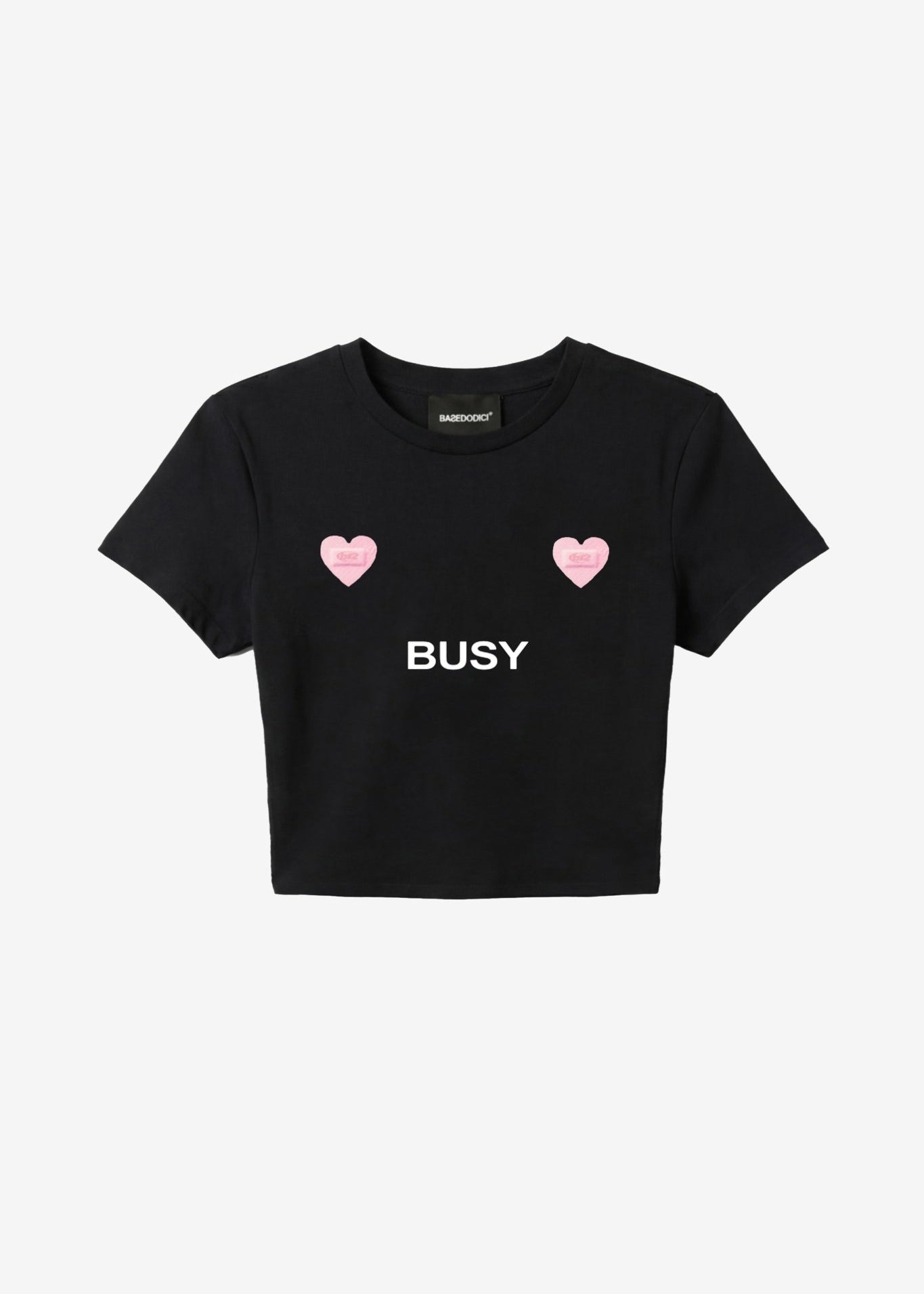 Baby Tee "DIVA" Busy Black - BASEDODICI®
