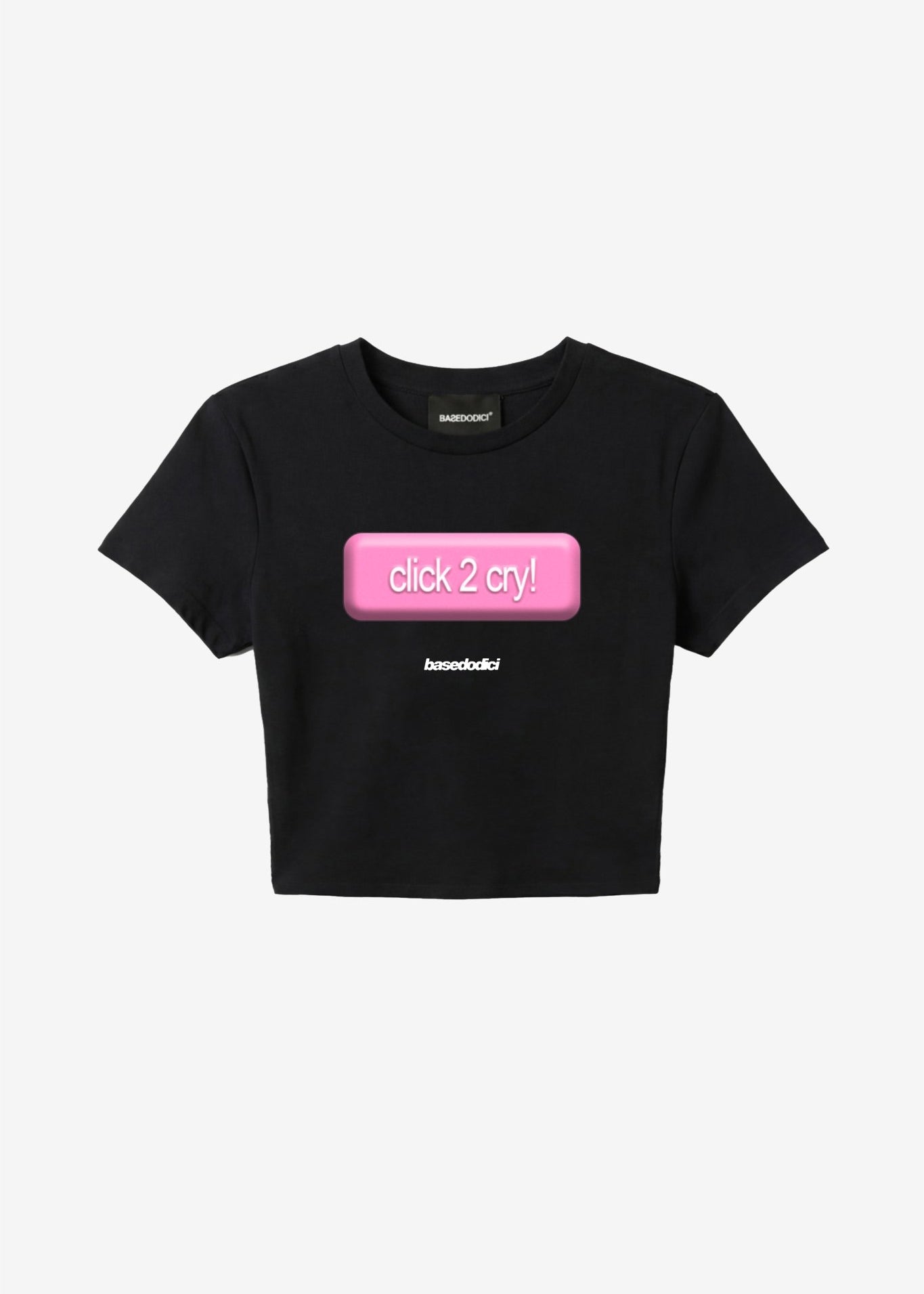 Baby Tee "DIVA" Click Black - BASEDODICI®