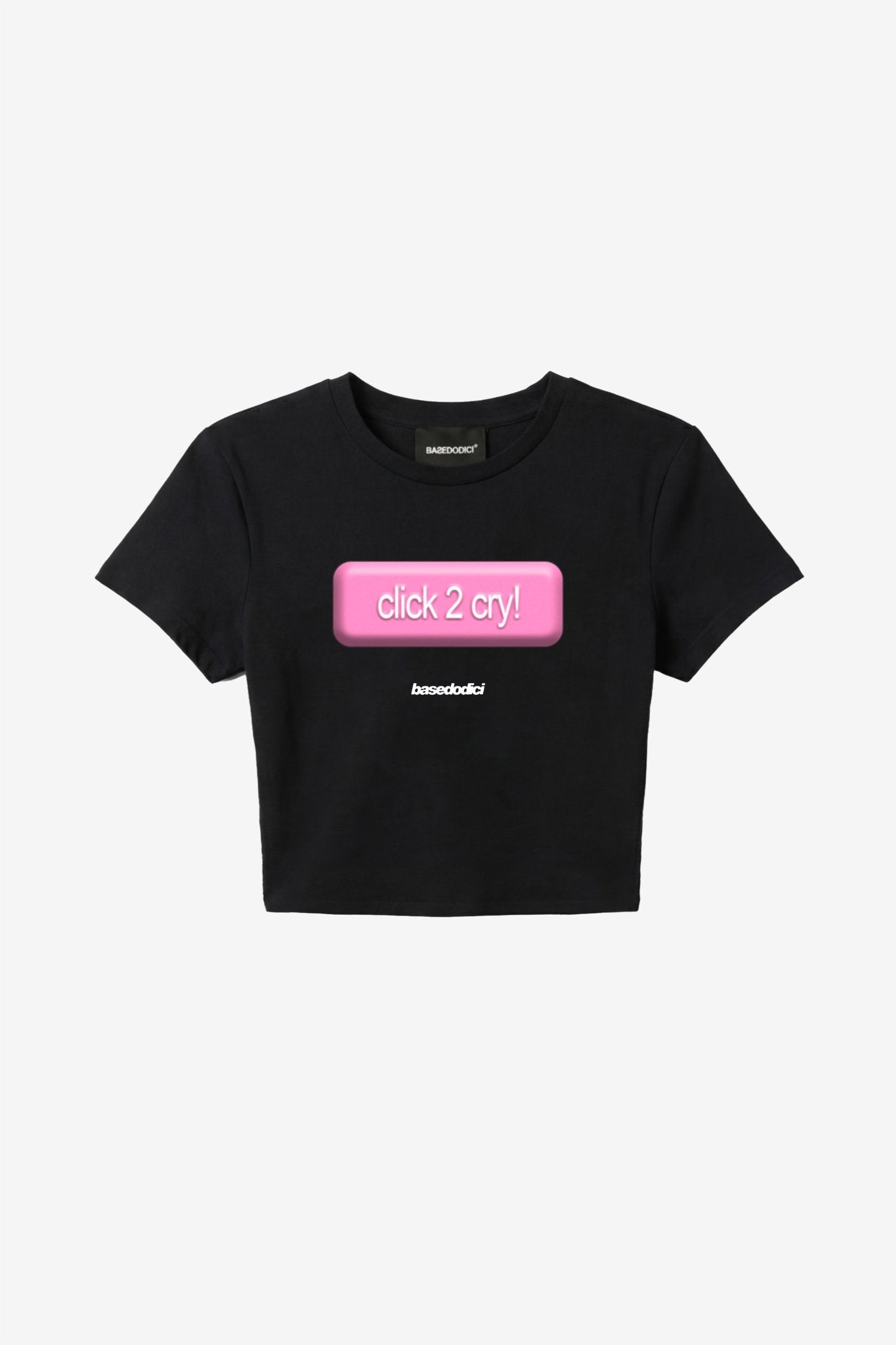 Baby Tee "DIVA" Click Black - BASEDODICI®