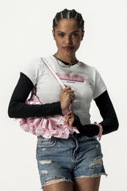 Baby Tee "DIVA" Click White - BASEDODICI®