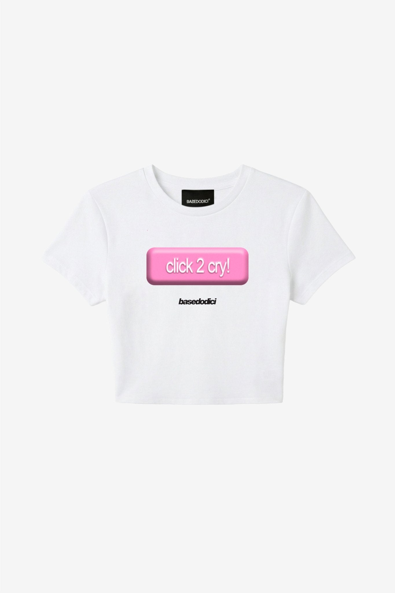 Baby Tee "DIVA" Click White - BASEDODICI®