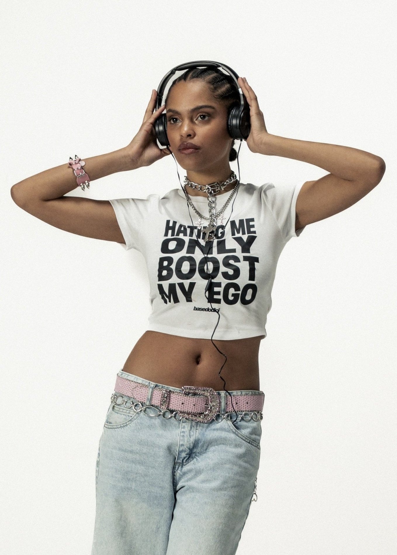 Baby Tee "DIVA" MyEgo White - BASEDODICI®