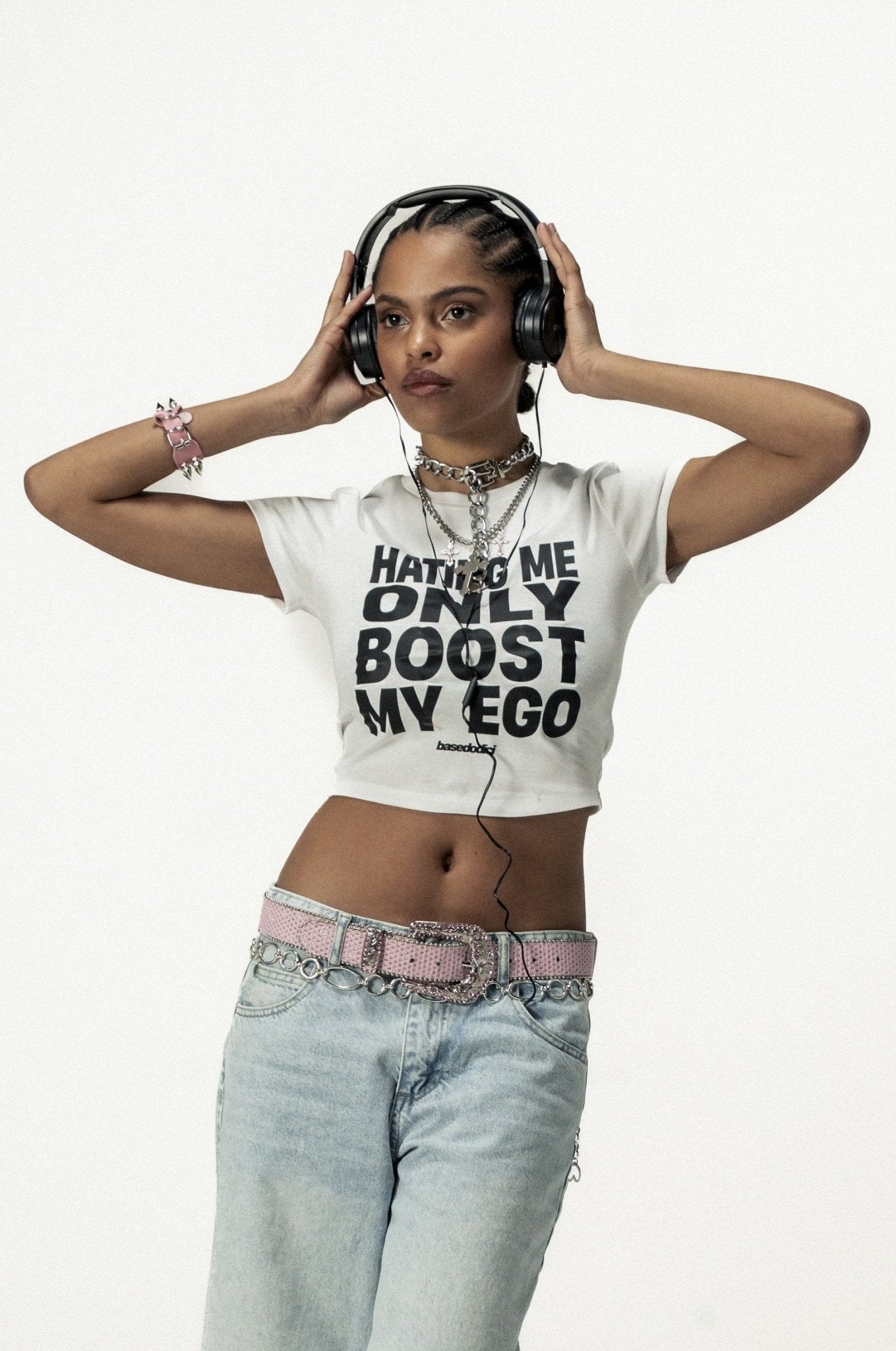 Baby Tee "DIVA" MyEgo White - BASEDODICI®