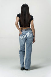 Baby Tee "DIVA" Santa Black/Grillz - BASEDODICI®