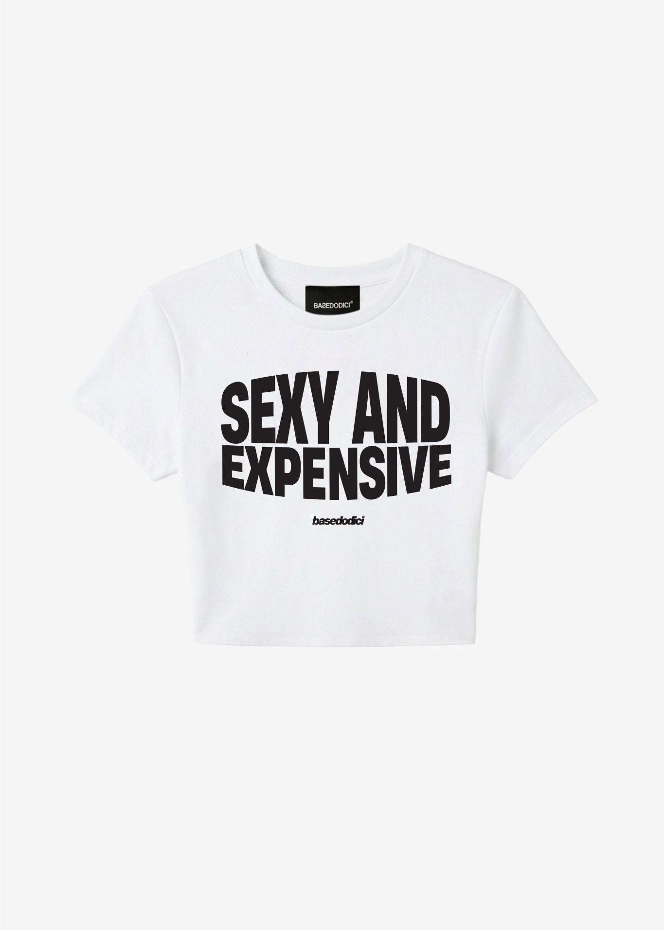 Baby Tee "DIVA" Sexy White - BASEDODICI®