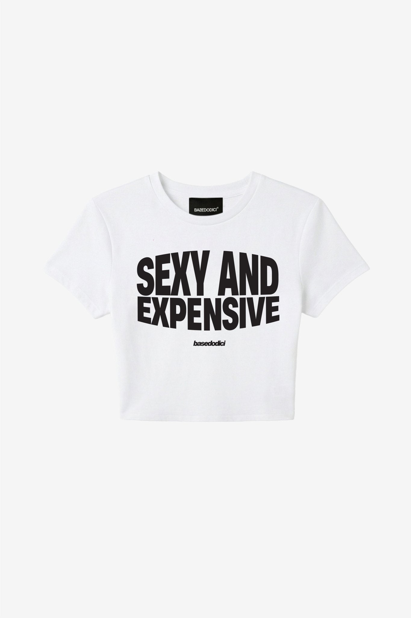 Baby Tee "DIVA" Sexy White - BASEDODICI®