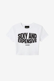 Baby Tee "DIVA" Sexy White - BASEDODICI®