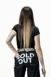 Baby Tee "DIVA" WhoAreYou Black - BASEDODICI®