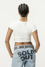 Baby Tee "DIVA" WhoAreYou White - BASEDODICI®