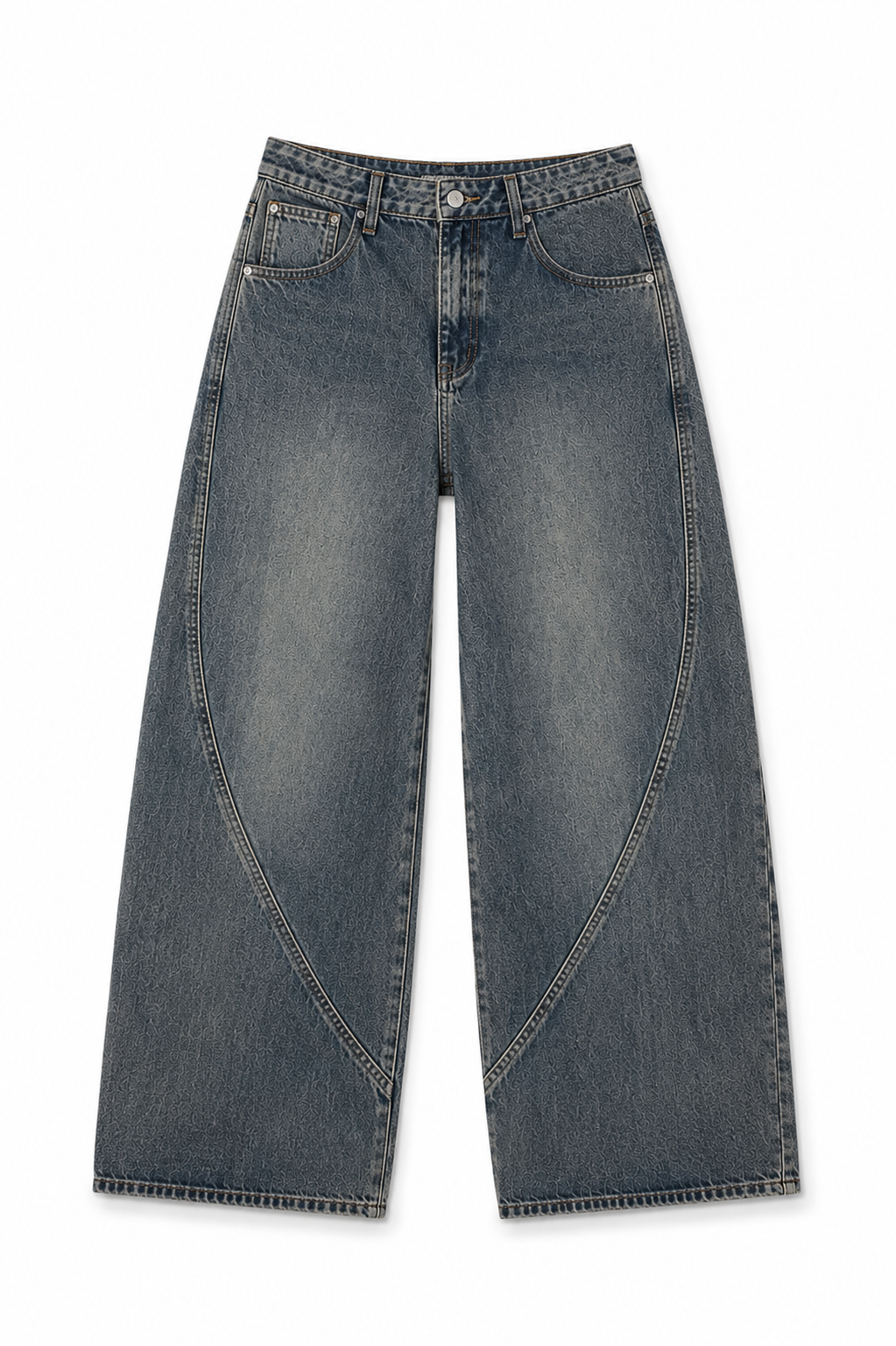 "WORLD TOUR" Line Cross Denim Diplomatic Light Blue