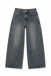 "WORLD TOUR" Line Cross Denim Diplomatic Light Blue