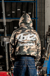 Balaclava Full Zip "DETROIT" Camo Green - BASEDODICI®