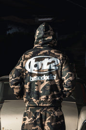 Balaclava Full Zip "DETROIT" Camo Green - BASEDODICI®