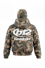 Balaclava Full Zip "DETROIT" Camo Green - BASEDODICI®