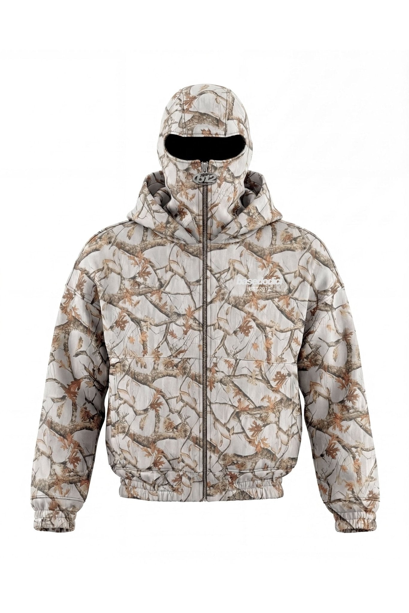 Balaclava Full Zip "DETROIT" Forest Grey - BASEDODICI®