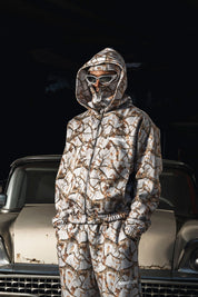 Balaclava Full Zip "DETROIT" Forest Grey - BASEDODICI®