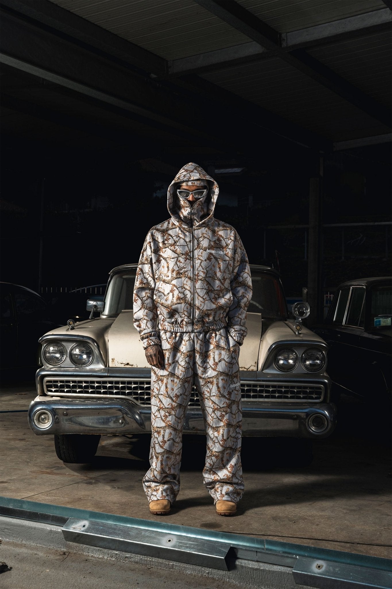 Balaclava Full Zip "DETROIT" Forest Grey - BASEDODICI®