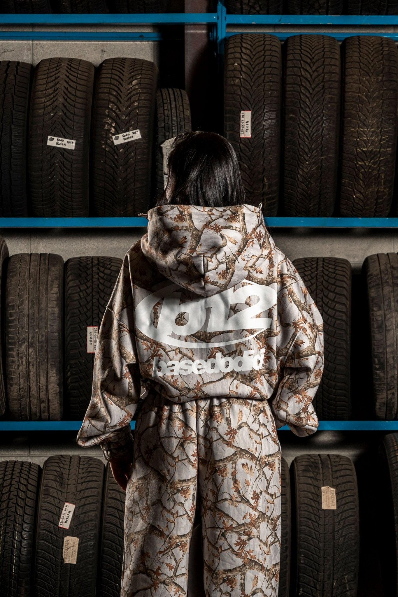 Balaclava Full Zip "DETROIT" Forest Grey - BASEDODICI®