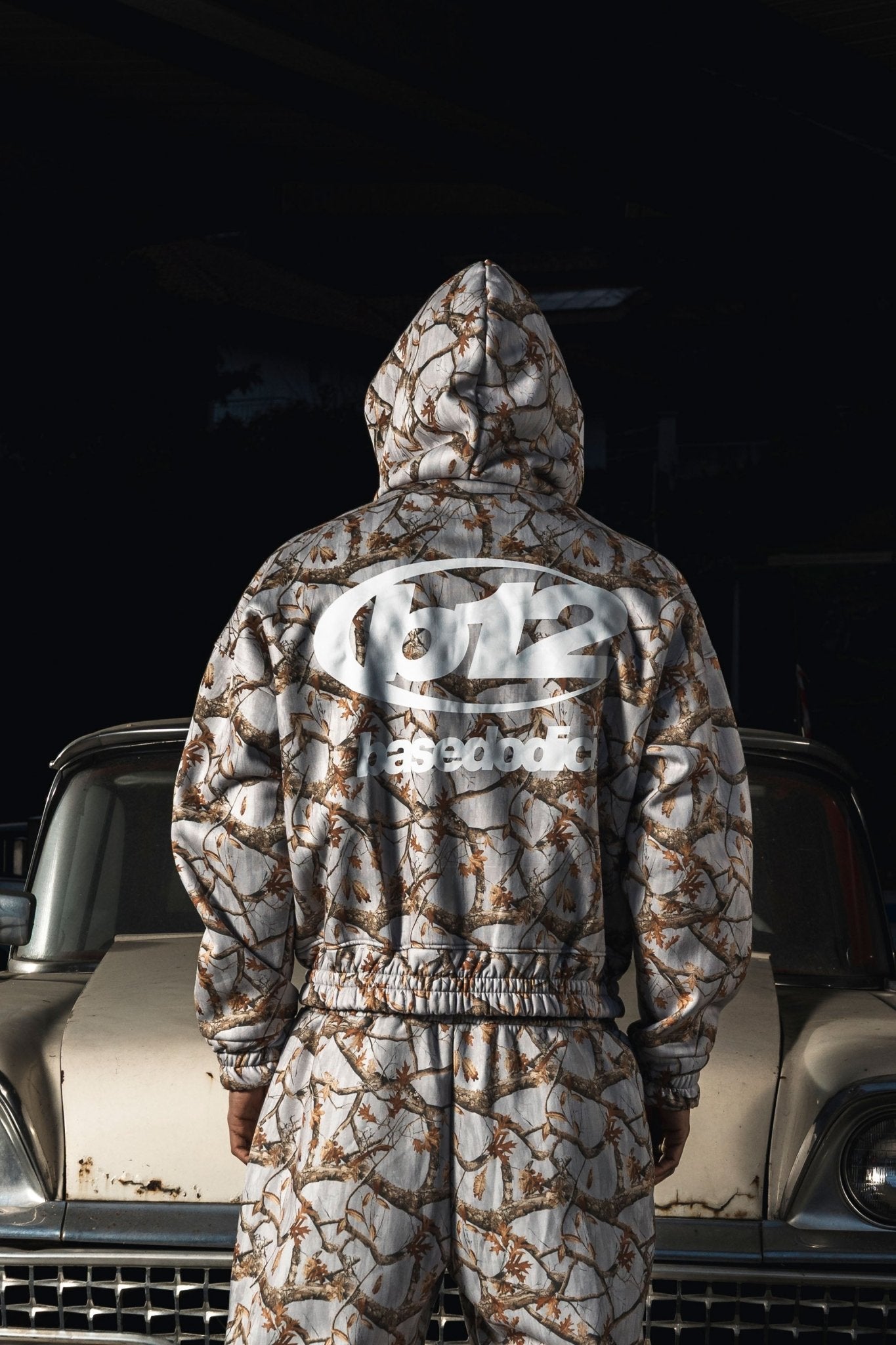 Balaclava Full Zip "DETROIT" Forest Grey - BASEDODICI®