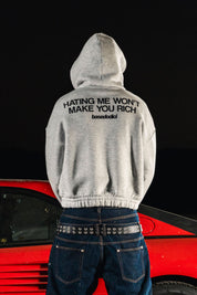 Balaclava Full Zip "DETROIT" Grey - BASEDODICI®