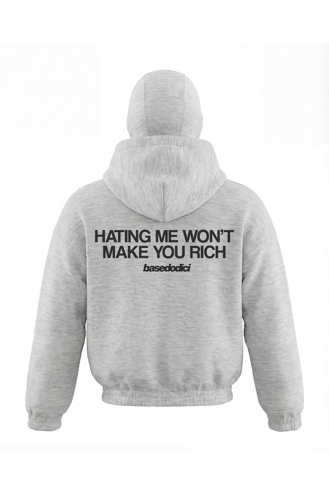 Balaclava Full Zip "DETROIT" Grey - BASEDODICI®