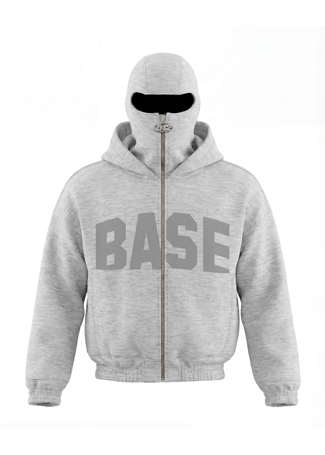 Balaclava Full Zip "DETROIT" Grey - BASEDODICI®
