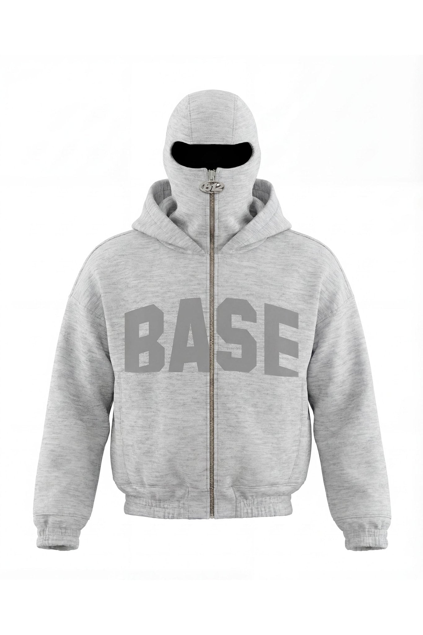 Balaclava Full Zip "DETROIT" Grey - BASEDODICI®