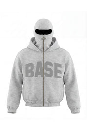 Balaclava Full Zip "DETROIT" Grey - BASEDODICI®
