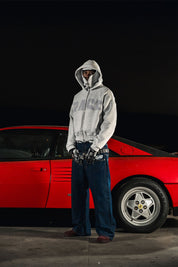 Balaclava Full Zip "DETROIT" Grey - BASEDODICI®