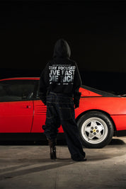Balaclava Full Zip "DETROIT" StayFocused Black - BASEDODICI®