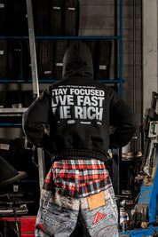 Balaclava Full Zip "DETROIT" StayFocused Black - BASEDODICI®