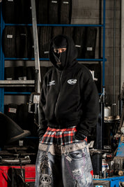 Balaclava Full Zip "DETROIT" StayFocused Black - BASEDODICI®