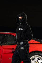 Balaclava Full Zip "DETROIT" StayFocused Black - BASEDODICI®