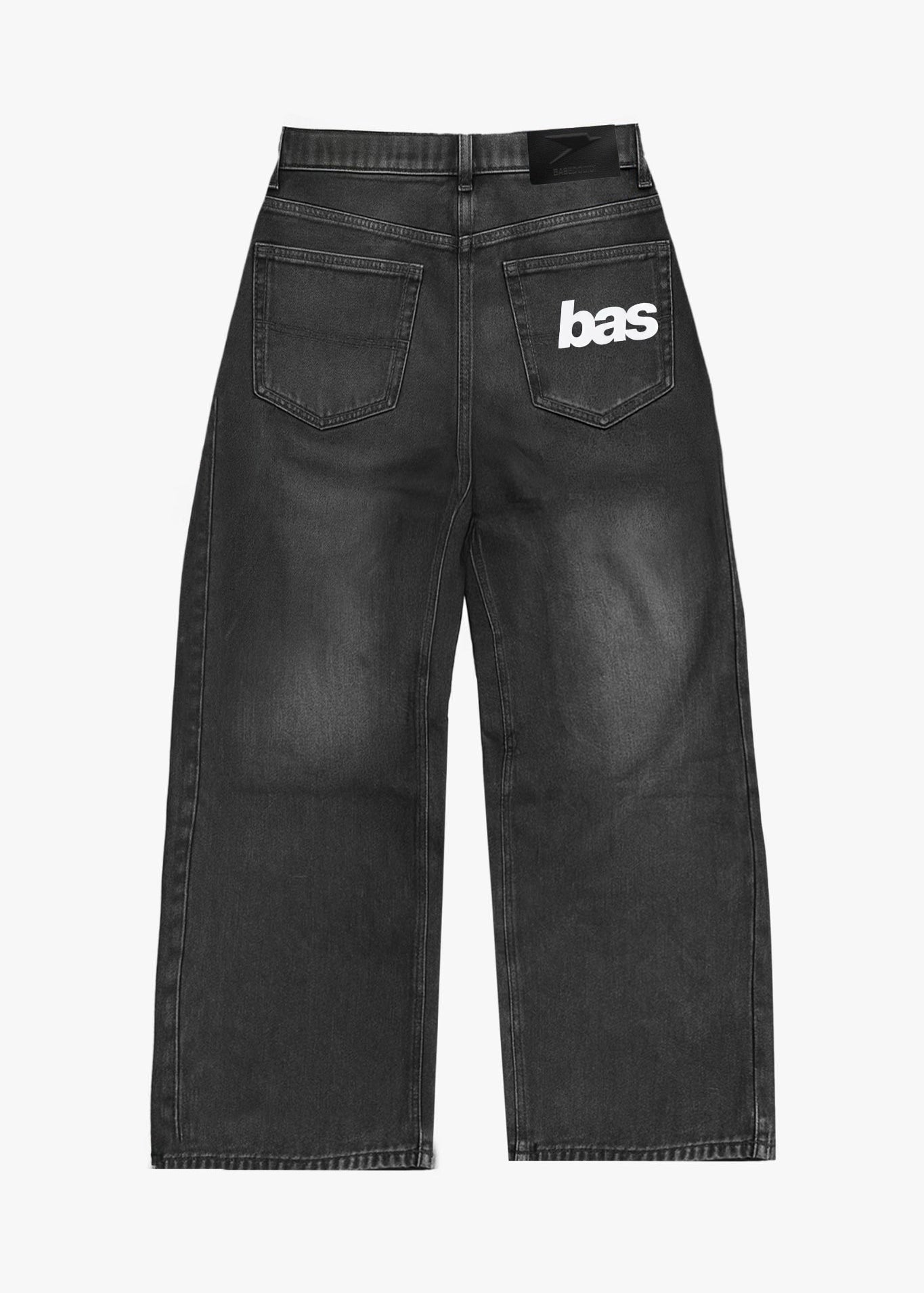 BAS logo Pants Dark Grey retro