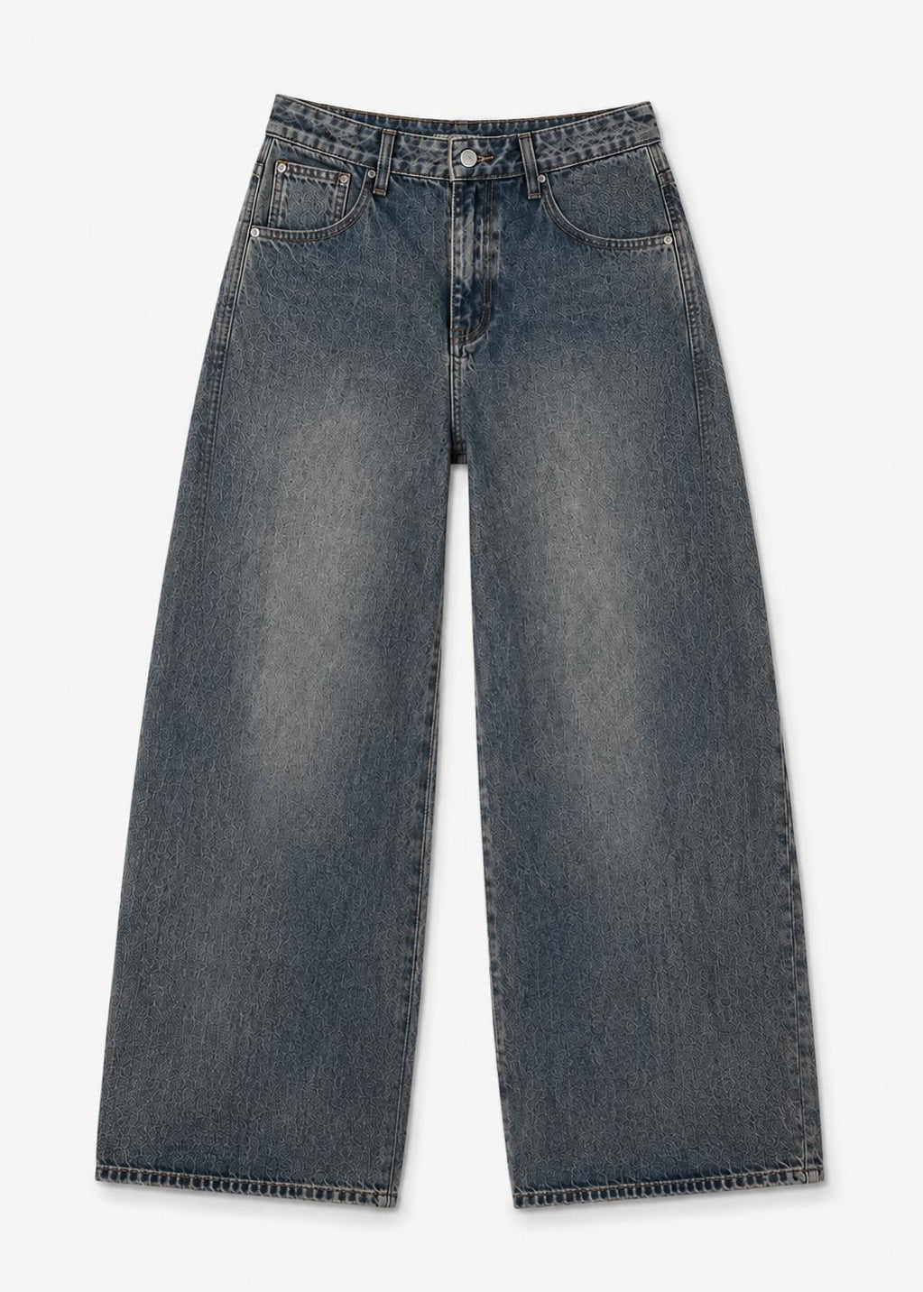 BAS logo Pants Stone Washed