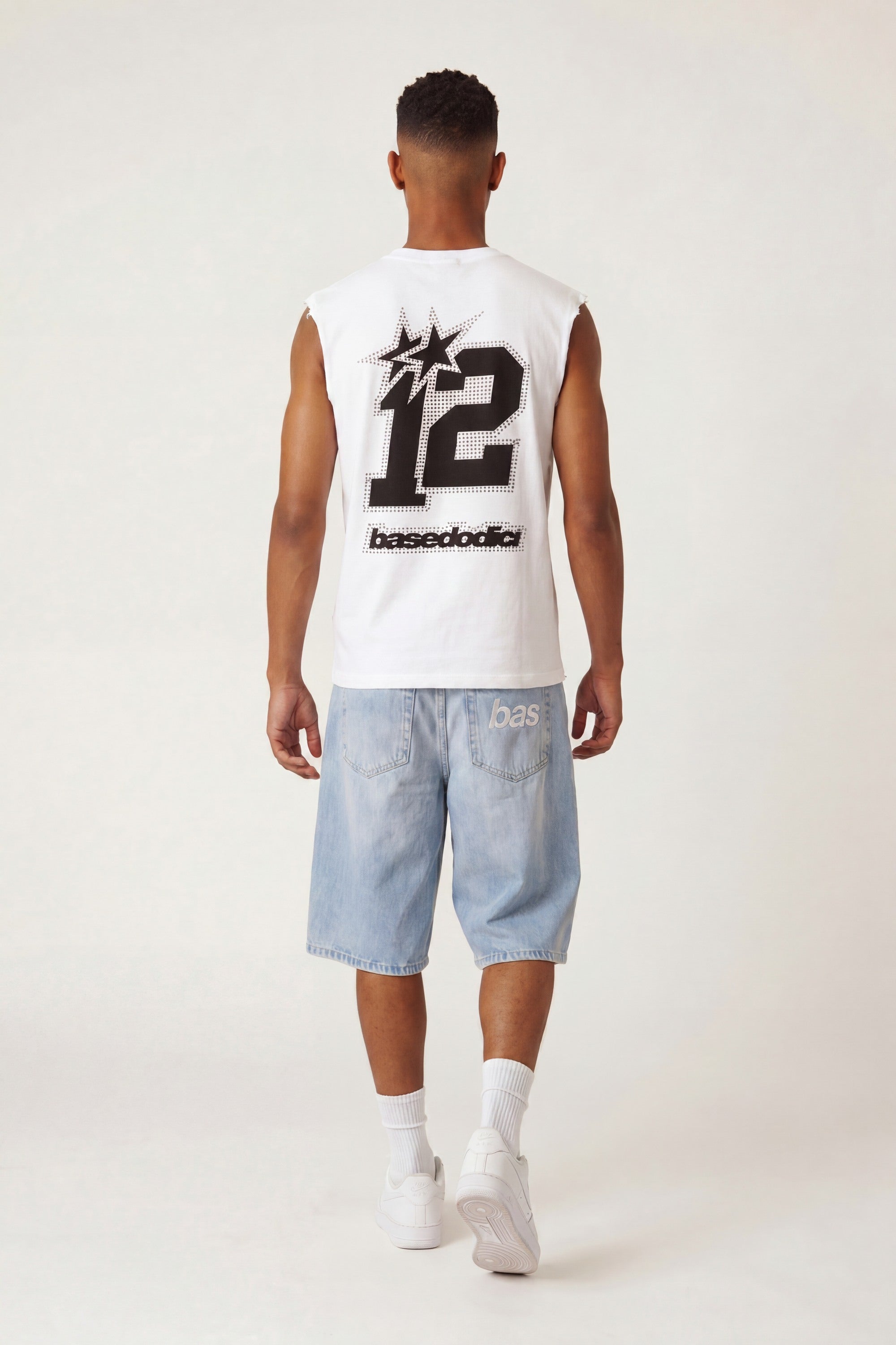 Tank "4PLAYERS" Back 12 White/GrillzBlack